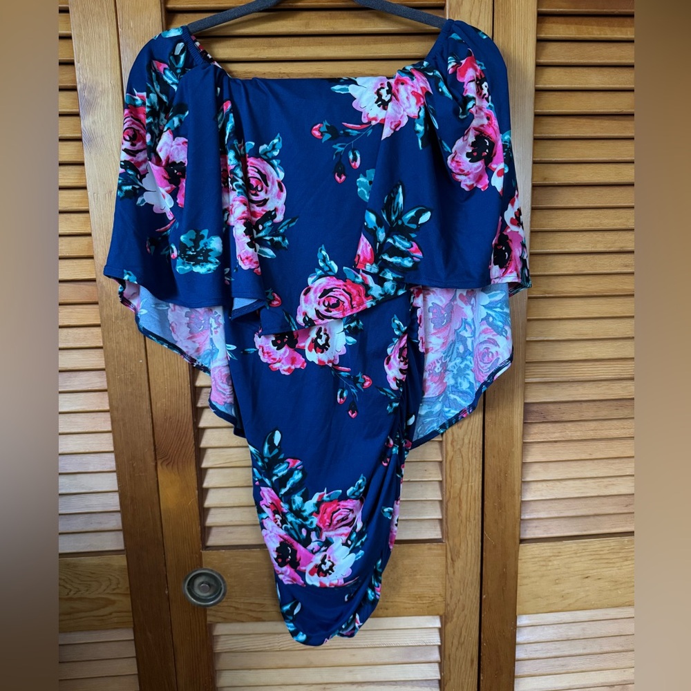 Floral Off-Shoulder Mini Dress